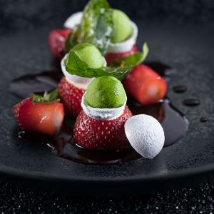 RAK Karbon porcelán ovál tál, fekete, 32x23 cm, KRNNOP32