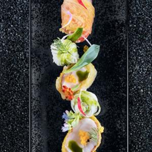 RAK Karbon porcelán téglalap tál, fekete, 22x11x1,7 cm, KRAURPM22