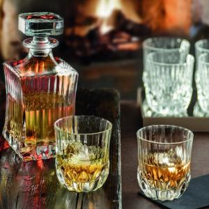 RCR Cristalleria Italiana Adagio whiskys készlet, 7 részes