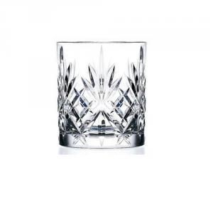 RCR Cristalleria Italiana Melodia whiskys pohár készlet, 34 cl, 6 db,
