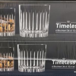 RCR Cristalleria Italiana Timeless whiskys pohár szett, 36 cl, 6 db,