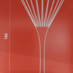 RCR TIMELESS talpas martini pohár 21cl 6db, kristály