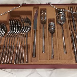 Salvinelli 250 rozsdamentes evőeszköz készlet 30 részes, 5 mm