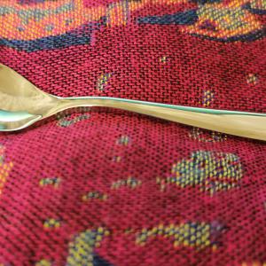 Salvinelli Grand Hotel rozsdamentes mokkáskanál, 6 db, nem dobozos, MOHO, 430017