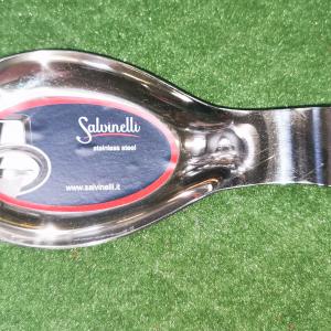 Salvinelli rozsdamentes fakanáltartó, 20X7,5 cm, 430464