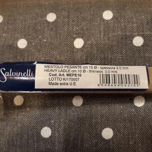 Salvinelli rozsdamentes merőkanál, 10 cm, 250 ml, MEPE10, 430113