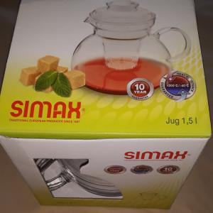 Simax Marta teakanna+szűrőbetét, 1,5 liter, MARTA /t.üveg+filter/