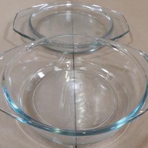 Simax üvegtál, kerek, 0,7 liter+0,3 liter, 401019