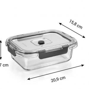 TESCOMA 4FOOD vákuumos üveg tárolódoboz 1,0 l, 897066