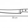 TESCOMA AZZA kenyérvágó kés, 22 cm, 884536