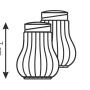 TESCOMA CLASSIC só-borstartó (körte alakú), 654002