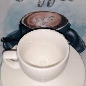 Tescoma Crema fehér porcelán mokkás csésze + csészealj (11,5 cm), 387120