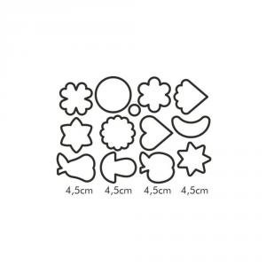 TESCOMA DELÍCIA Hagyom. süti kiszúrók,13db, 630900