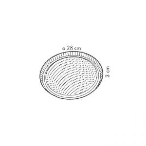 TESCOMA DELICIA Hullámos szélű sütőforma o 28 cm, 623114