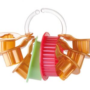 Tescoma Delícia karácsonyi műanyag linzerkiszúró, 2+6 db, 630912