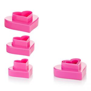 TESCOMA DELÍCIA Kétold.sütikiszúrók,szív,6méret, 630862