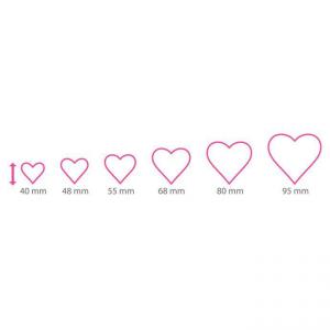 TESCOMA DELÍCIA Kétold.sütikiszúrók,szív,6méret, 630862