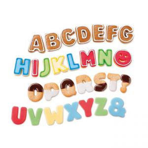 TESCOMA DELÍCIA KIDS ABC-s süti kiszúrók, 34 db, 630925