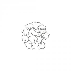 TESCOMA DELÍCIA Kiszúró forma, 12 db, 631322