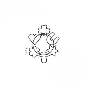 TESCOMA DELÍCIA Kiszúró készlet karikán, 6 db, 631380