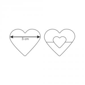 TESCOMA DELÍCIA Linzer szívecske kiszúró, 631190