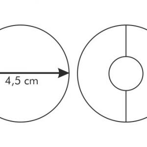 TESCOMA DELÍCIA linzerkiszúró 4,5 cm, 2 db (sima-lyukas), 631172