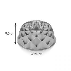 TESCOMA DELÍCIA magas kuglóf forma o 24 cm,gyémánt, 623145