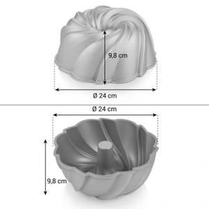 TESCOMA DELÍCIA magas kuglóf forma o24cm,szélkerék, 623147