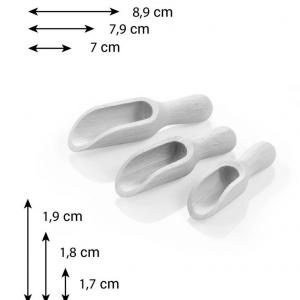 TESCOMA FEELWOOD mini lapátok, 3 méret, fűszerkanál, 637650