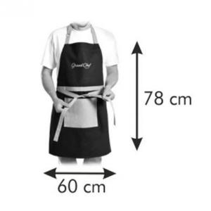 TESCOMA GrandCHEF konyhai kötény, fekete, 428848