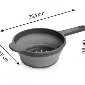 TESCOMA GrandCHEF nyeles szűrő 18 cm, összecsukható, 428539