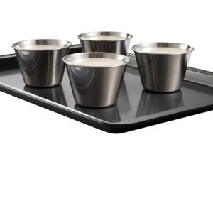 TESCOMA GrandCHEF rozsdamentes acél panna cotta sütőforma, 4 db 428718