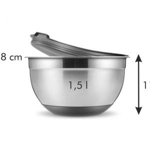 TESCOMA GrandCHEF tál fedővel 16 cm, 1,5 l, 428600