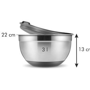 TESCOMA GrandCHEF tál fedővel 20 cm, 3,0 l, 428601