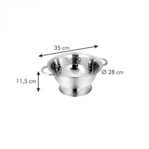 TESCOMA GrandCHEF Talpas tésztaszűrő 28 cm, 428514