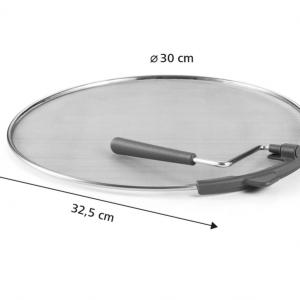 TESCOMA GrandCHEF védőszita serpenyőhöz lehajtható fogantyúval 30 cm, 428752