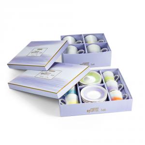 TESCOMA myCOFFEE eszpresszo csésze, csészealj, 6db, Pastel, 387714