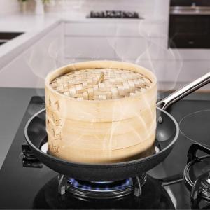 TESCOMA NIKKO Bambusz párolókosár o20cm,kétszintes, 389530