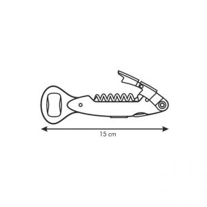 TESCOMA PRESTO Kétlépcsős pincérnyitó, dugóhúzó, sörnyitó, 420242