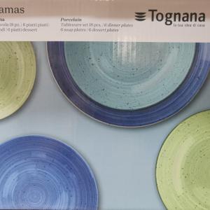 Tognana Bahamas 18 részes porcelán étkészlet