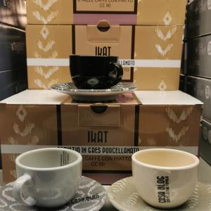 Tognana IKAT kerámia mokkás csésze klt., multicolor, 9 cl, 6db