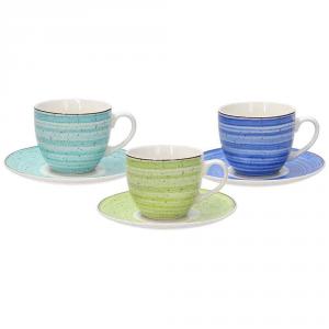 Tognana IRIS BAHAMAS porc. teás klt. 22 cl, 6 db /3 COLOR/