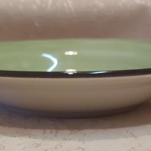 Tognana zöld mély tányér, kerámia, 21,5cm