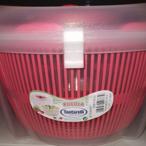 Tontarelli műanyag saláta centrifuga, 29X19 cm, 7,2 liter, 122201