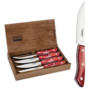 TRAMONTINA BUENO STEAK KÉSKÉSZLET (4 DB), vörös, 29899/513