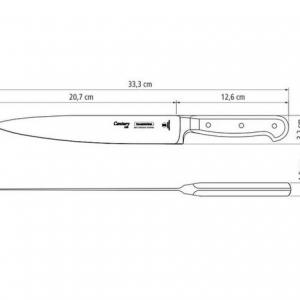 Tramontina Century konyhai kés, 20cm, teljes h.: 33cm, 24010/108