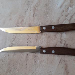 Tramontina fanyelű steak kés, sima, 2 db, 22212/205