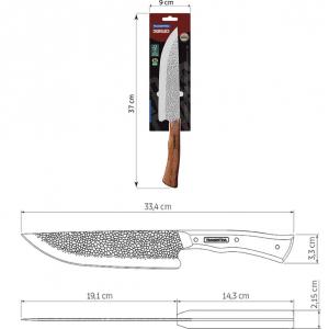TRAMONTINA NOMADE HÚSVÁGÓ KÉS FA NYÉLLEL, 20cm, 22869/108