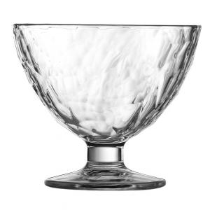 Uniglass Quartz fagylaltkehely, talpas, üveg, 37,5 cl, 1db