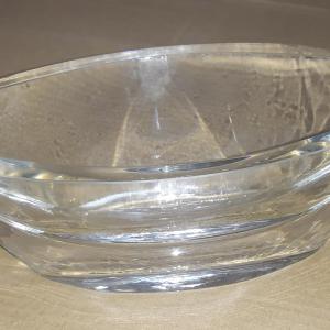 Üveg tálka, csónak alakú, 8,5 cm, 218012